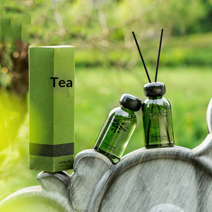 Fresh Tea Scent Reed Diffuser Essential Oil Gift Box Elegant Long Lasting Fragrance For Household Bedroom Decor - Product Image 3