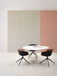 Panneau acoustique Romelody 100% PET, fabrication directe usine, moulage ondulé, 2400x1200mm, 48 couleurs, surface perforée, design graphique - Product Image 4