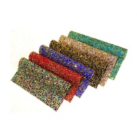 Feuilles de maille strass adhésives colorées 24*40cm de gros Hot Fix coupe de maille strass cristal