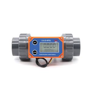 Medidor de Flujo de Agua Líquida para Tuberías de PVC ZJLCD-BT01 DN15-80, Medidor de Flujo Electrónico con Pantalla LCD Digital y Cable - Product Image 2