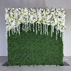 8ft X 8ft Custom 5D Silk and Plastic Flower <strong>Wall</strong> Backdrop Roll-up Wedding Floral Arrangements Floral <strong>Wall</strong> <strong>Decoration</strong> - Product Image 6