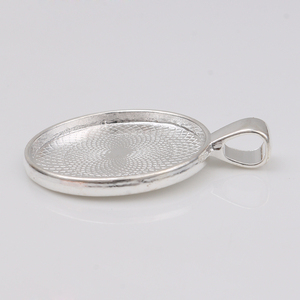 <span class=keywords><strong>25mm</strong></span> 골동품 청동 라운드 빈 보석 베젤 기본 설정 - Product Image 3