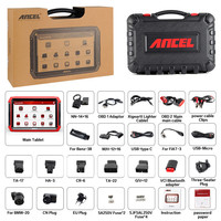 Escáner Automotriz OBDII, Diagnóstico Completo del Sistema, Lector de Códigos Ancel DS700, Analizador de Motor, Software, Escáner Automotriz, CA 12V, Android 11