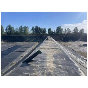 Đập đá đất <span class=keywords><strong>cofferdam</strong></span> kỹ thuật trang trại bảo vệ đất xử lý phân chống thấm <span class=keywords><strong>geomembrane</strong></span> độ dày 1-2mm - Product Image 6