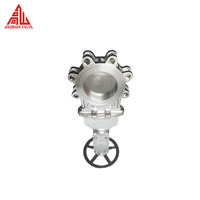Vanne à opercule électrique motorisée GS PZ973H DN200 PN10 à tige non élévatrice, type ouverture et fermeture, à sandwich