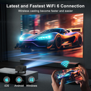 <span class=keywords><strong>Projecteur</strong></span> vidéo mini home cinéma certifié Google TV 4K LED LCD, WIFI 5G BT 1080P Full HD, mini cinéma portable - Product Image 6
