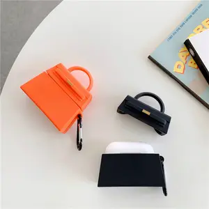 3D airpod 케이스 실리콘 패션 럭셔리 핸드백 스타일 airpod 가방 케이스 보호 shockproof 가방 airpods 케이스