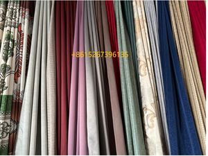 Prix bon marché Stock <span class=keywords><strong>rideaux</strong></span> de fenêtre occultants <span class=keywords><strong>rideaux</strong></span> en lin à œillets imprimés en 3D rideau de draperie africaine solide - Product Image 2