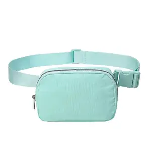 Mở rộng dây đeo ngực Pouch tùy chỉnh in logo Crossbody vành đai thắt lưng túi cho phụ nữ người đàn ông không thấm nước sang trọng thể thao Nylon Fanny gói