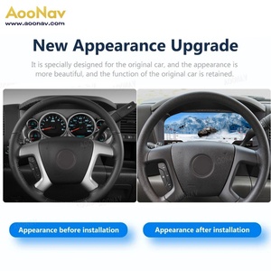 จอ LCD ดิจิตอลขนาด 15.1 นิ้ว สำหรับรถยนต์ Chevrolet Silverado GMC Sierra ปี 2007-2013 เครื่องเล่นหน้าปัดแสดงความเร็วเสมือนแบบดั้งเดิม - Product Image 3
