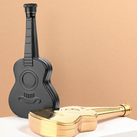 Mini gourde moderne portable en acier inoxydable en forme de violon ou de guitare - Cadeau pour les offres promotionnelles