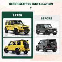 Kit carrosserie style -B pour Mercedes Benz Classe G modèle 2025 W465 G500 G550 G63 – Kits carrosserie en carbone sec pour pare-chocs de voiture