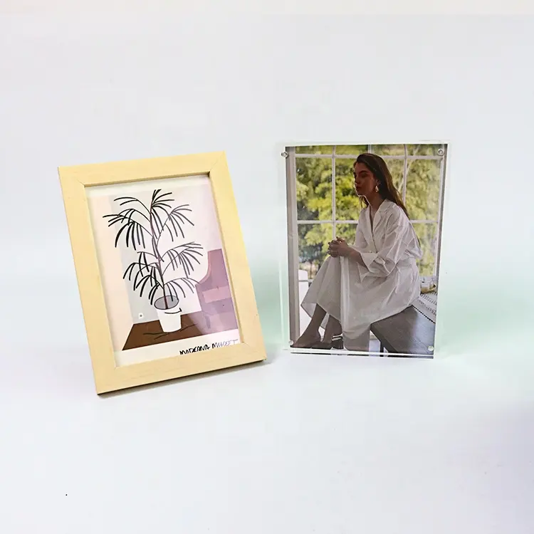 Magnetic Acrylic Photo Frame Fujifilm instax Mini Film Photo Holding Frame