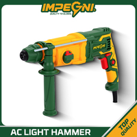 Marteau perforateur rotatif filaire 26 mm 800 W, léger, industriel, électrique, avec queue SDS-PLUS, 50 Hz, pour perçage mural et béton