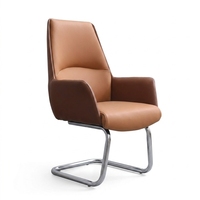 Chaises de bureau en cuir PU, cuir synthétique, écologiques, chaises pour visiteurs, pour les réunions