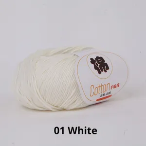 Filato 100% Cotone a 10 Fili, Spessore Medio, Tinto con Motivi, per Uncinetto Neonati, Lavori Artigianali per Bambini, Lavorazione a Maglia a Mano, Anti-Pilling, Tecnologia OE - Product Image 6