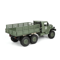 Camion RC tout-terrain télécommandé WPL B16 1 2.4G 6WD avec éclairage RTR