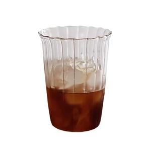 Vaso de Vidrio Resistente al Calor de Estilo Cafetería para Bebidas Frías como Latte Helado y Cold Brew - Product Image 1