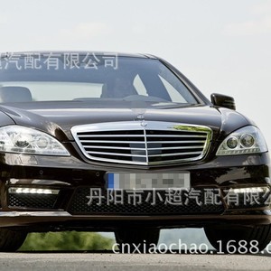 กระจังหน้ารถยนต์เมอร์เซเดส-เบนซ์ S-Class W221 สำหรับรุ่น S300 S500 S600 S350 S400 โลโก้ขนาดเล็ก อัพเกรดกันชน วัสดุ PP - Product Image 1