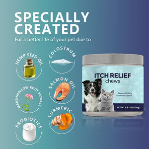 Suppléments à mâcher OEM pour le soulagement des démangeaisons des chiens, quercétine + propolis d'abeille, soutien immunitaire, suppléments pour chiens de marque privée de marque privée - Product Image 2