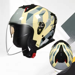 Nuevo Casco de Motocicleta Integral con Diseño de Doble Lente y Carcasa Pequeña, Resistente a Impactos, Unisex, para Ciclismo - Product Image 2