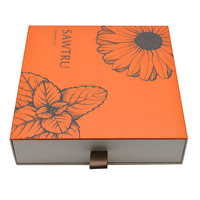 Boîte cadeau en carton rigide personnalisée de luxe en gros, avec tiroir coulissant et logo imprimé