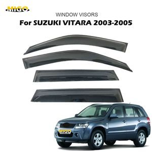 <span class=keywords><strong>Accessori</strong></span> auto per <span class=keywords><strong>SUZUKI</strong></span> <span class=keywords><strong>VITARA</strong></span> 2003-2005 Deflettori antipioggia in PC + acciaio inox Grand Car Window Visor - Product Image 2
