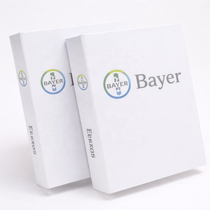 Carpeta de Presentación Personalizada A4 con 4 Anillas en Forma de O, D y Q, con Bolsillo y Logotipo Impreso para Oficina, Escuela, Negocios, OEM, ODM - Product Image 1