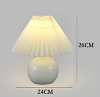 Nouveau Design Trois Couleurs Gradation Base Céramique Table Lumière Atmosphère Maison