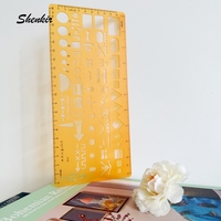 Règle droite Shenkir 20 cm en plastique, gabarit de dessin, outil géométrique pour étudiants, fournitures scolaires et de bureau