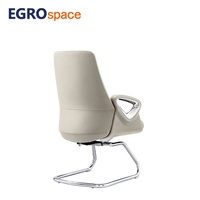 Chaise de bureau en cuir EGROspace pour fournisseur, mobilier de direction, visiteur, manager, cadre supérieur, formation et réunion