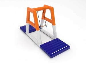 Obstáculo Inflable Aqua Swing - Pista de Desafío Acuática Flotante para Piscinas, Parques Acuáticos y Parques de Diversiones - Product Image 4