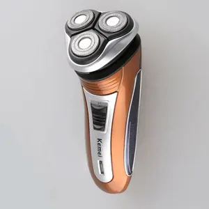 Rasoio Elettrico Ricaricabile Kemei 2801 220V con 3 Testine Flottanti 3D, Rasoio per <span class=keywords><strong>Uomo</strong></span>, Regolabarba, Macchina da Barbiere - Product Image 2
