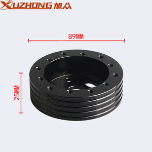 Bloc de rehausse de volant Xuzhong 0,5-1 pouce, 6 à 3 trous, en alliage d'aluminium pour la mise à niveau et la rénovation - Product Image 3