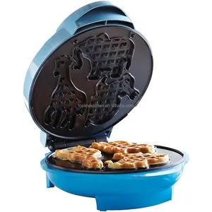 3 In 1 kompakt Mini tedavi makinesi çörek kek Pops Waffle parti tedavi mini yuvarlak Waffle makinesi