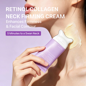 <span class=keywords><strong>Crema</strong></span> <span class=keywords><strong>Reafirmante</strong></span> de <span class=keywords><strong>Cuello</strong></span> con Retinol y Colágeno, Personalizada OEM, con Gua Sha Integrado <span class=keywords><strong>para</strong></span> Reducir Arrugas y Reafirmar la Piel del Rostro - Product Image 2
