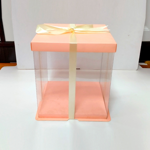 Hộp Bánh Cao Trong Suốt Có Cửa Sổ-Hộp Nhựa Tròn Trong Suốt Cho Bánh Sinh Nhật | Quà Tặng Bánh Cưới - Product Image 4