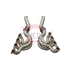 Échappement complet en acier inoxydable Vortex Sport Sound Tuning compatible Ferrari F430, collecteur Valvetronic, pièces de performance Catback - Product Image 6