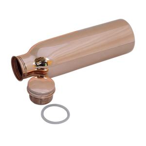 Conception de bouteille en cuivre brillant avec finition polie métal en cuivre frais pour bouteille d'eau potable de salon - Product Image 6