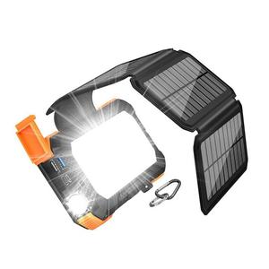 Batterie externe multifonctionnelle portable universelle pour le camping en plein air, étanche, grande capacité 20000 mAh, recharge solaire - Product Image 2