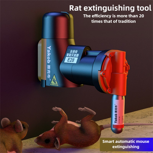 Hoàn toàn tự động khí nén thông minh rắn ABS thân thiện với môi di động chuột bẫy liên tục rat Catcher thiết bị trong nhà thương mại - Product Image 4