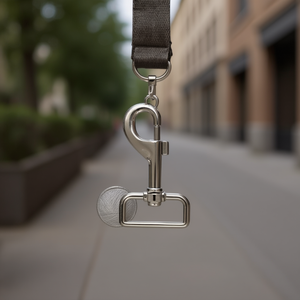 Moschettone in metallo ILAN 40x66mm con chiusura a scatto per tracolla borsa - Product Image 2