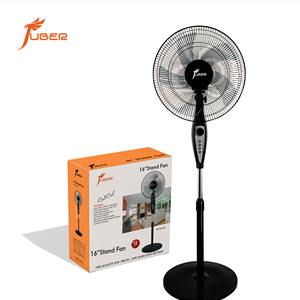 Ventilador de Pedestal Ajustable de 16 Pulgadas, Ventilador de Piso para el Hogar, Funcionamiento Silencioso, Ventilador de Pie con Oscilación Silenciosa de Fábrica - Product Image 1