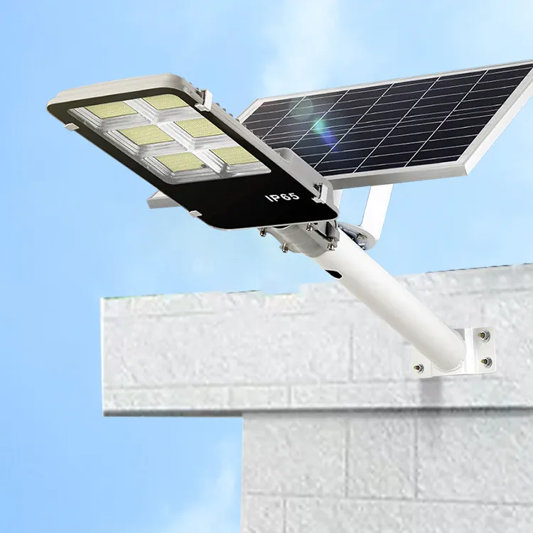 Luz solar IP65 para exterior, controle remoto à prova d'água, parede, quintal, corredor, 50w, 100w, 200w, 300w, 400w, luzes de rua solares