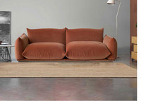 Canapé modulaire au design moderne, un incontournable du mobilier contemporain, canapé en tissu rembourré