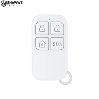Tuya Pengendali Jarak Jauh Nirkabel WiFi ABS Portabel Sensor Gerak PIR Rentang Deteksi 10-20m Kontrol Aplikasi untuk Sistem Alarm Rumah