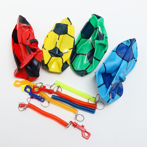 Pelota de Juguete Inflable de 9 Pulgadas para Niños Balón de Voleibol Colorido de PVC con Cadena - Product Image 1