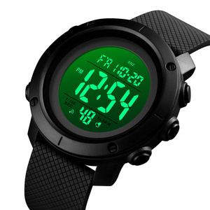 SKMEI 1426 hommes Sport <span class=keywords><strong>montre</strong></span> numérique grand nombre affichage vert rétro-éclairage chronomètre alarme fonction montres-bracelets grand nombre - Product Image 6