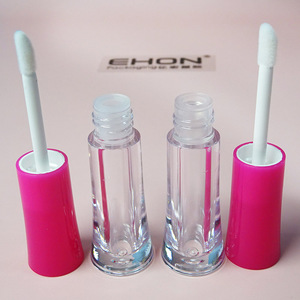 <b>Mini</b> 3.7ml Unique Pink Cap Transparent <b>Bottle</b> Streamline Empty Lip Gloss Tube Container Thick Wall Lipgloss Packaging <b>Bottle</b> - Product Image 6