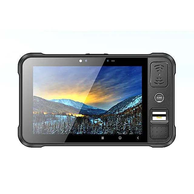 Chainway P80 8-Inch Android Tablet with NFC/HF/UHF Industrial RFID Reader Octa Core Processor 3GB Memory Face Scanner